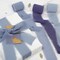 Silk Ribbon Fringe 1-1/2 inch x 16.5 Yard Handmade Ribbons 3 Rolls for Gift Wrapping, Wedding Invitations, Bridal Bouquets, Crafts, Flower Bouquet (Purple)